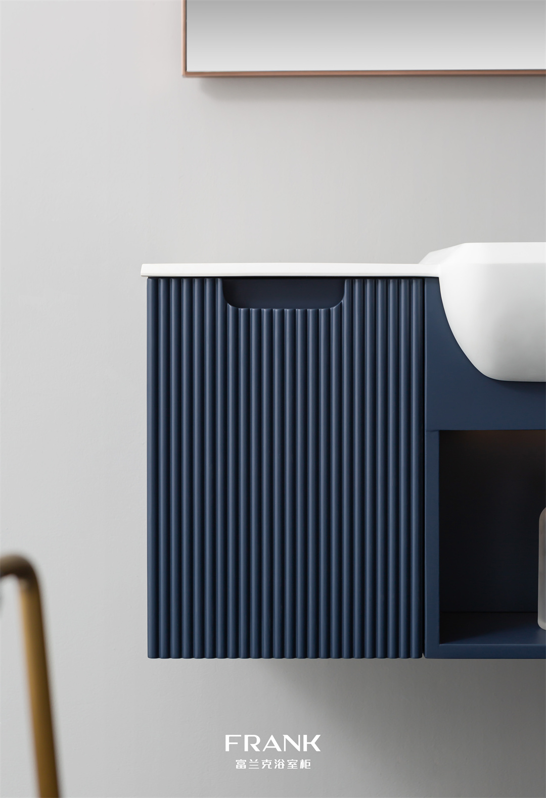 实木浴室柜子曰细节图